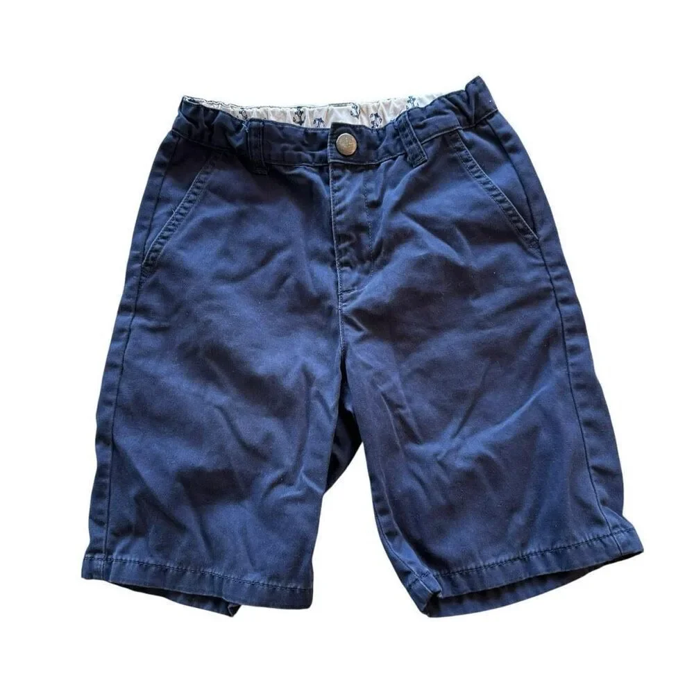 Boys size 8 Gymboree navy cargo shorts